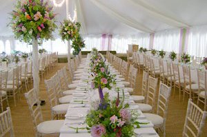Marquee for a Wedding in Howth, Dublin. We can hire a tent for all events