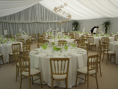 Tent for a Private function in Terenure, Dublin. Supplied by Davids Marquee Hire.